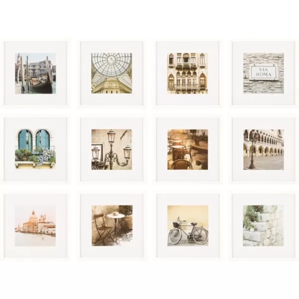 Gallery Wall Frames-Kirkland's Home 12-Pc. Square Gallery Wall Picture Frame Set White