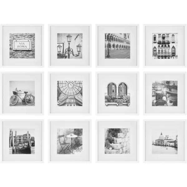 Gallery Wall Frames-Kirkland's Home 12-Pc. Square Gallery Wall Picture Frame Set White