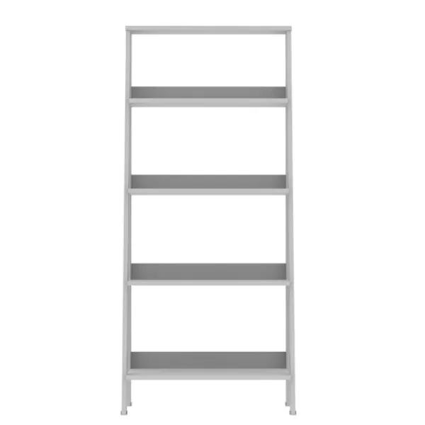 Office Furniture-Kirkland's Home 4-Tier Ladder Bookshelf White