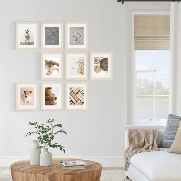 Gallery Wall Frames-Kirkland's Home 9-Pc. Gallery Wall Picture Frame Set, 8X10 Ivory