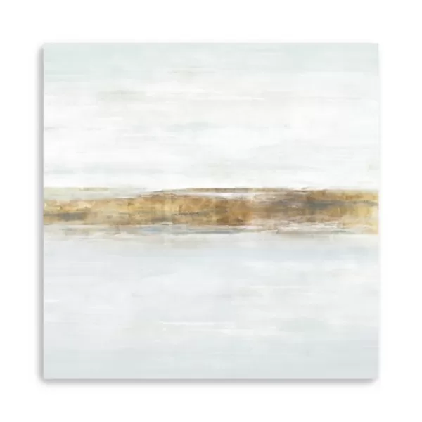 Canvas Art-Kirkland's Home A Quiet View Giclee Canvas Art Print, 40X40 In. White/Gold