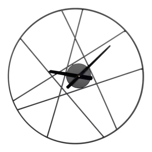 Clocks-Kirkland's Home Abstract Open Frame Web Wall Clock, 24 In.