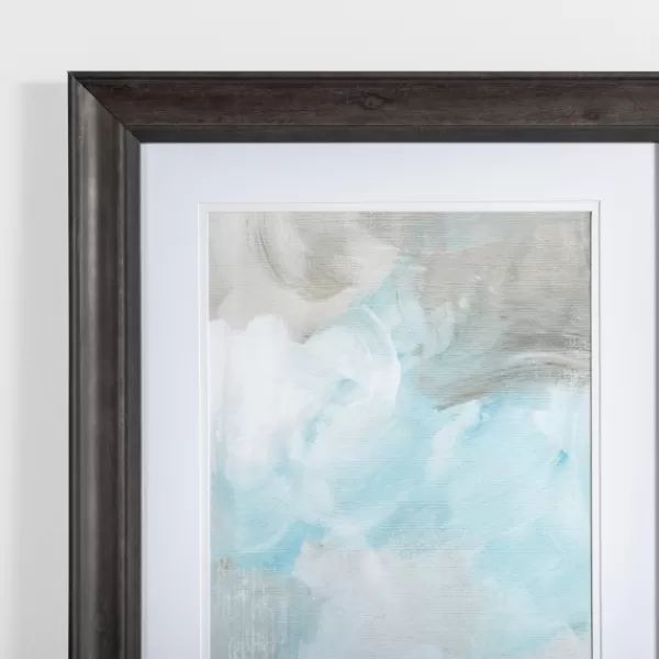 Framed Art-Kirkland's Home Abstract Seascape Ii Framed Art Print Blue