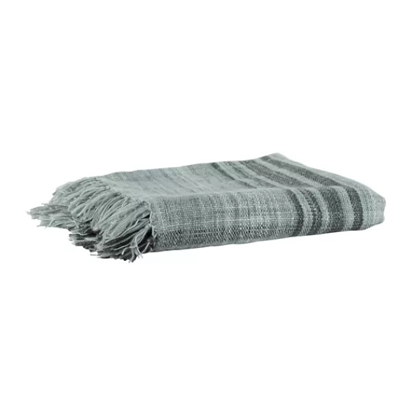 Blankets & Throws-Kirkland's Home Abstract Woven Throw Gray