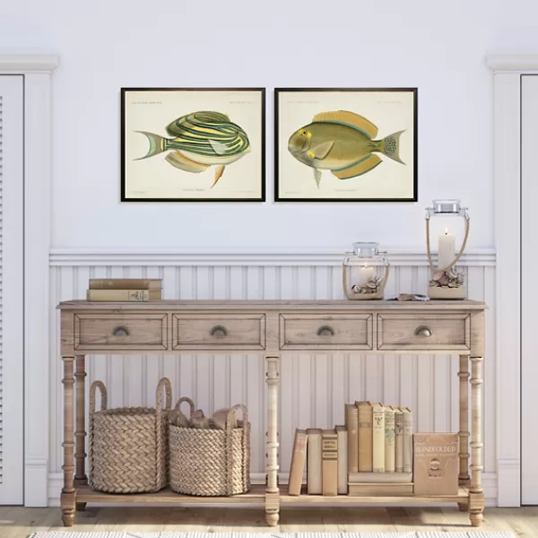 Framed Art-Kirkland's Home Acanthurus Fish Framed Art Prints, Set Of 2 White/Multi