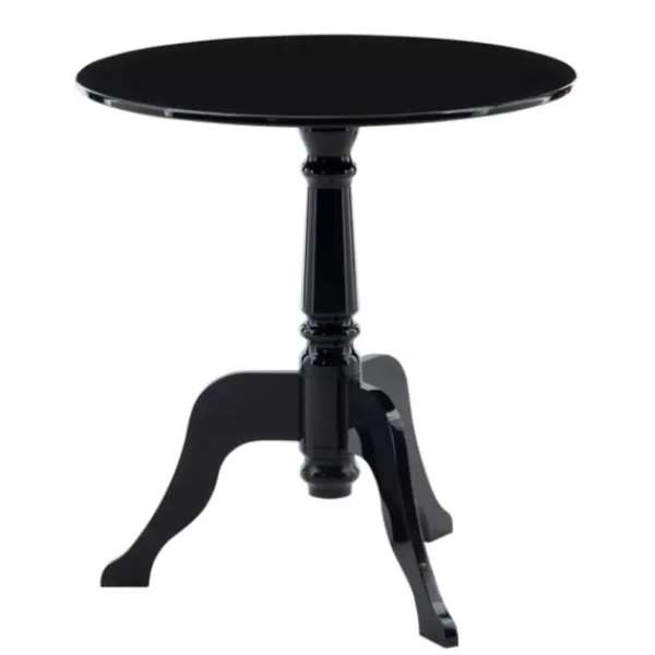 Accent & End Tables-Kirkland's Home Acrylic Tripod Spindle Side Table Black