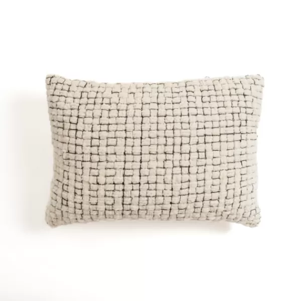 Pillows-Kirkland's Home Allison Lumbar Pillow Ivory