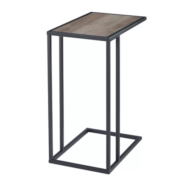 Accent & End Tables-Kirkland's Home And Black C-Table Gray