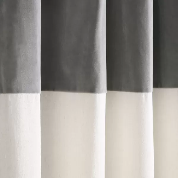 Curtains & Drapes-Kirkland's Home And Ivory Millie Curtain Panel Set, 84 In. Gray