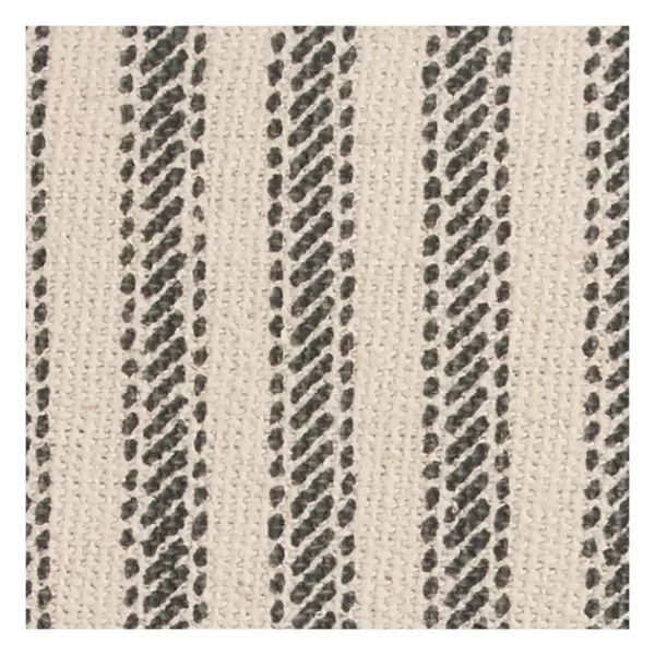 Pillows-Kirkland's Home And Natural Ticking Stripe Pillow Gray