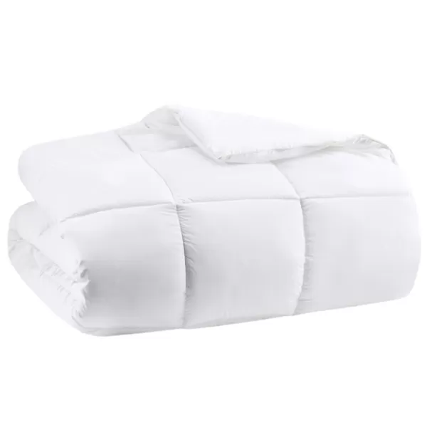 Comforters-Kirkland's Home Antimicrobial Down Alternative King Comforter White