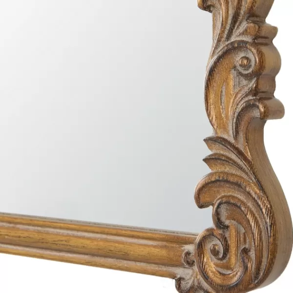 Decorative Mirrors-Kirkland's Home Antique Gold Vintage Rectangular Wall Mirror