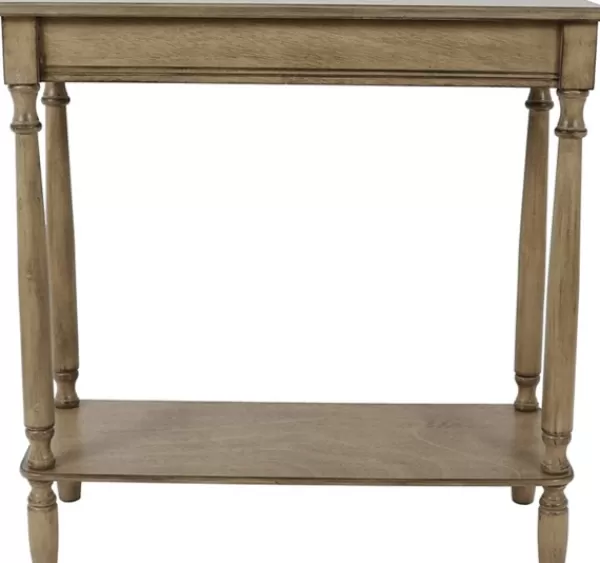 Console Tables-Kirkland's Home Antique Rectangular Console Table Brown