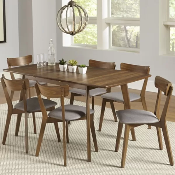 Dining Tables-Kirkland's Home Archer Butterfly Leaf Dining Table Brown