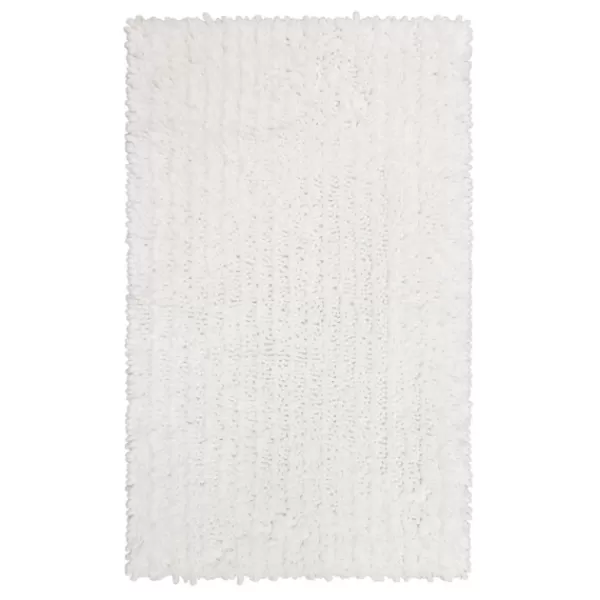 Bathroom Rugs-Kirkland's Home Arctic Lofty Pile Chenille Bath Mat, 45 In. White