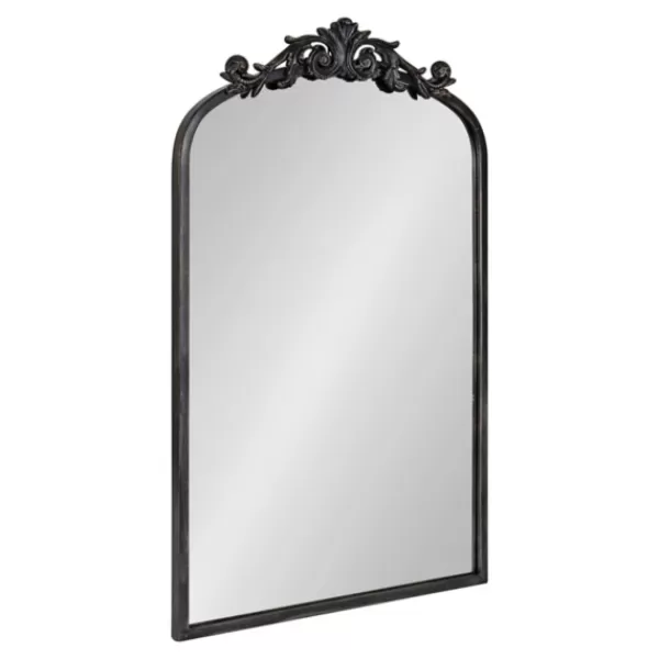 Decorative Mirrors-Kirkland's Home Arendahl Arched Mirror, 19X31 In. Black