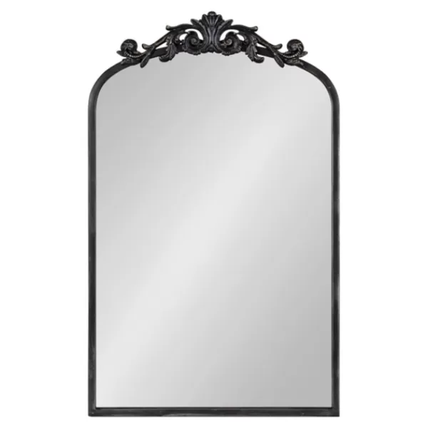 Decorative Mirrors-Kirkland's Home Arendahl Arched Mirror, 19X31 In. Black