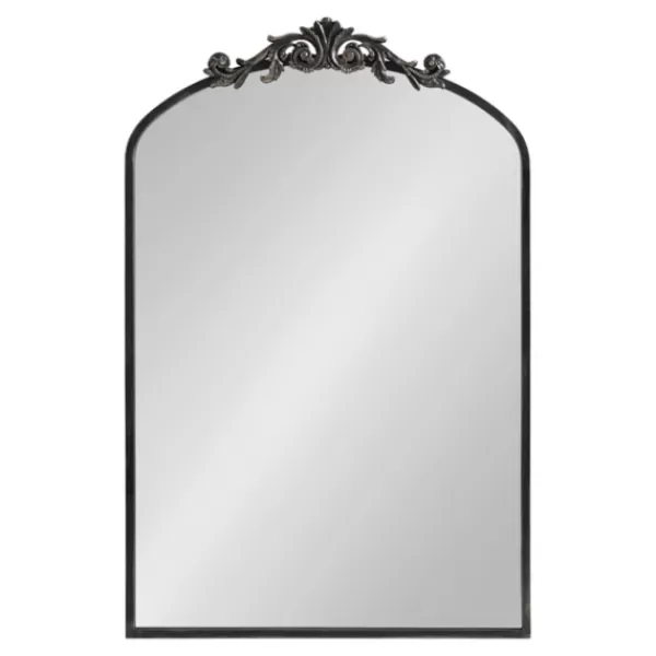 Decorative Mirrors-Kirkland's Home Arendahl Arched Mirror, 24X36 In. Black