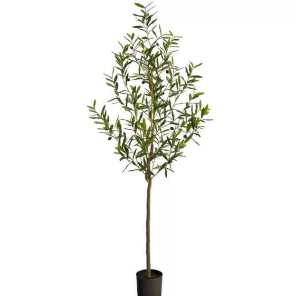 Trees & Topiaries-Kirkland's Home Artificial Fruiting Potted Olive Tree