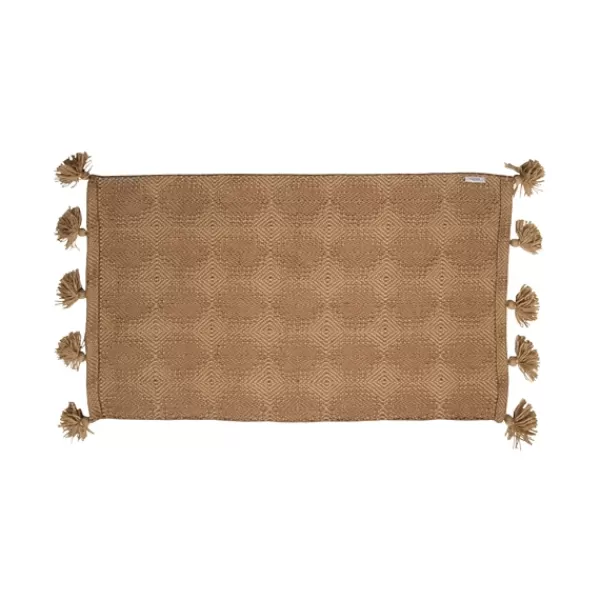 Outdoor Rugs-Kirkland's Home Artisanal Geometric Outdoor Scatter Rug Brown