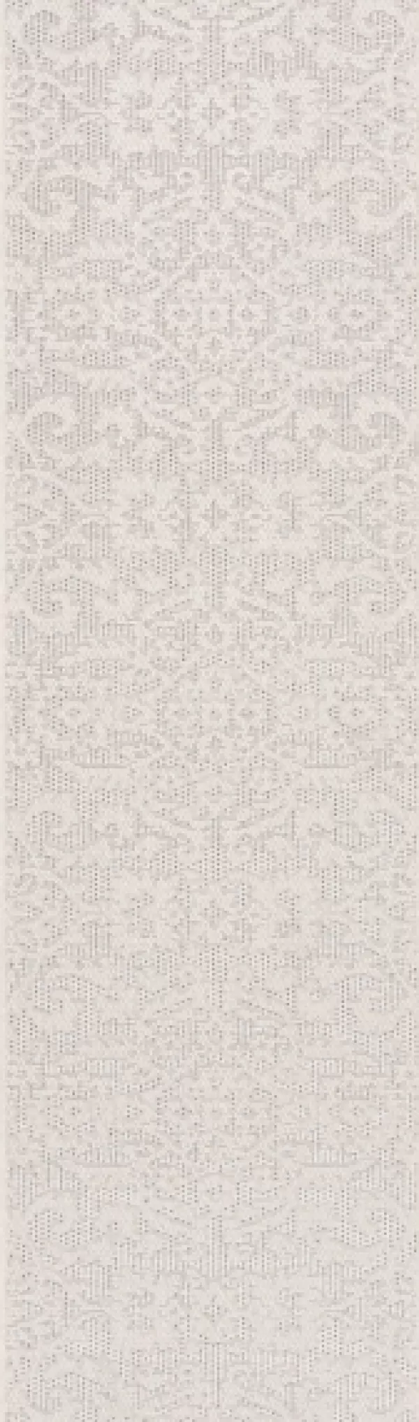 Outdoor Rugs-Kirkland's Home Auckland Damask Outdoor Runner, 2X7 Gray