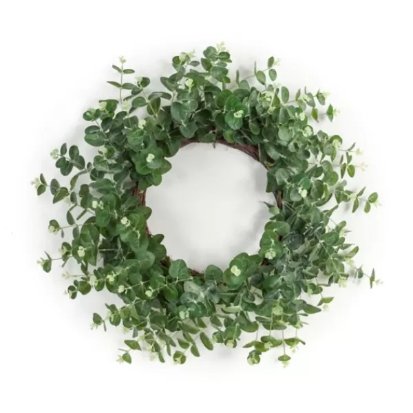 Wreaths-Kirkland's Home Australian Eucalpyptus Wreath Green