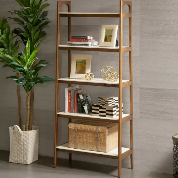 Bookshelves-Kirkland's Home Ava Mid-Century Modern Bookcase