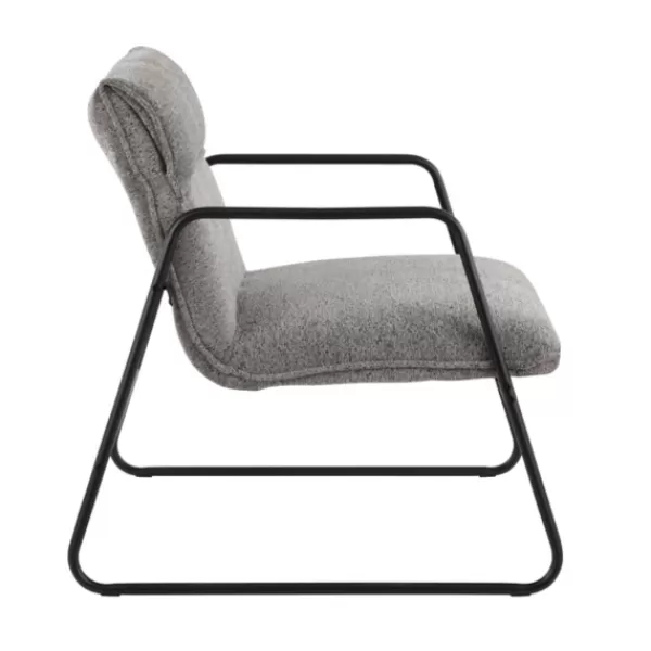 Accent Chairs-Kirkland's Home Axel Noise Industrial Accent Chair Gray