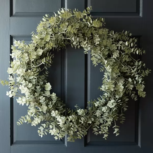 Wreaths-Kirkland's Home Baby Spiral Eucalyptus Wreath Green