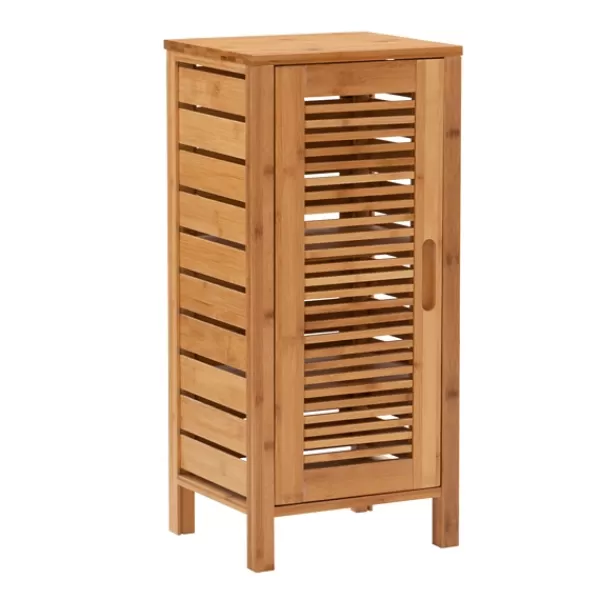 Bathroom Furniture-Kirkland's Home Bamboo Sumter Cabinet