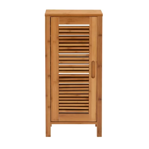 Bathroom Furniture-Kirkland's Home Bamboo Sumter Cabinet