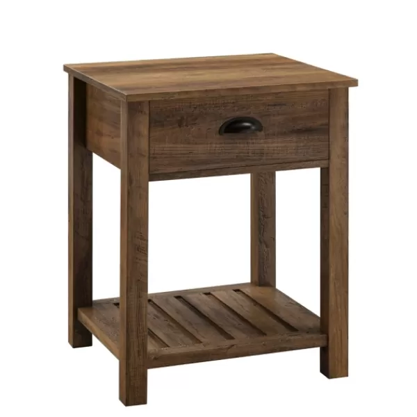 Accent & End Tables-Kirkland's Home Barnwood Country Accent Table Brown