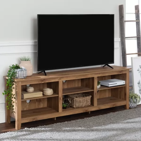 Tv Stands & Media Consoles-Kirkland's Home Barnwood Tv Stand, 70 In. Brown