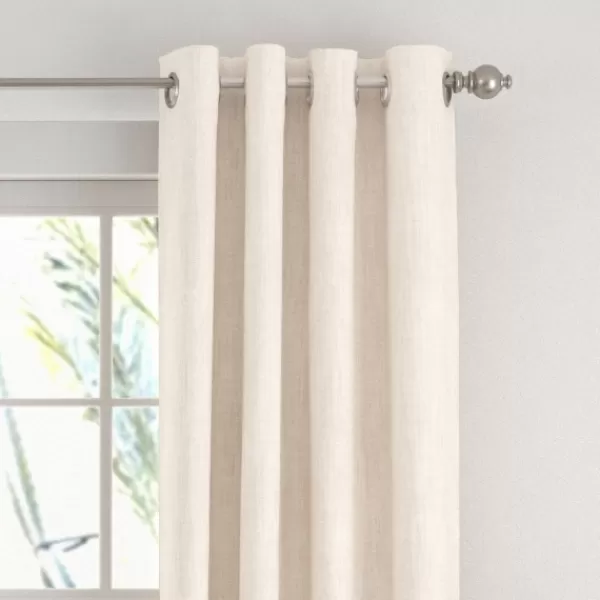 Curtains & Drapes-Kirkland's Home Beige Blackout Curtains, 84 In. Tan