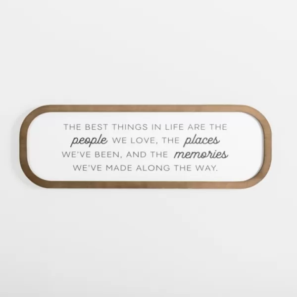 Wall Quotes & Signs-Kirkland's Home Best Things In Life Wood Wall Plaque White