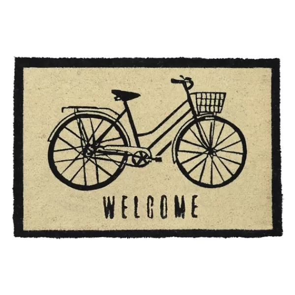 Doormats-Kirkland's Home Bicycle Doormat Tan/Black