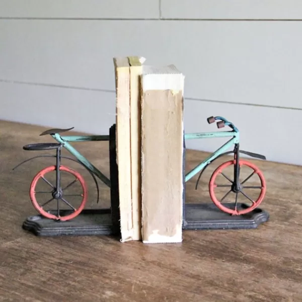 Decorative Accents-Kirkland's Home Bike Book Ends, Set Of 2