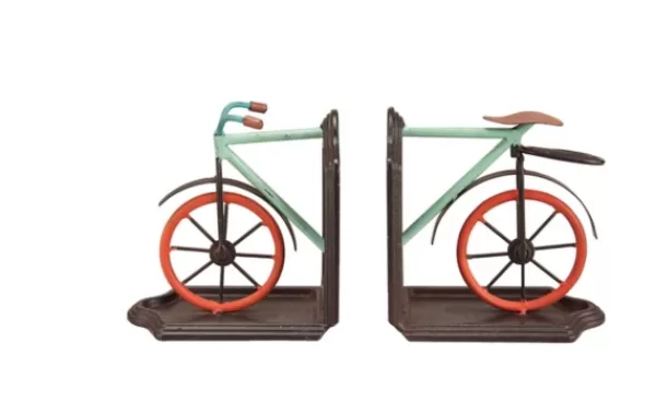 Decorative Accents-Kirkland's Home Bike Book Ends, Set Of 2