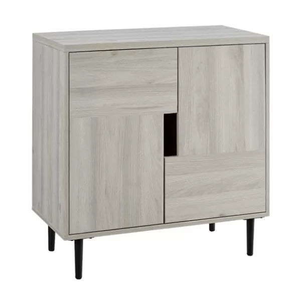 Cabinets & Sideboards-Kirkland's Home Birch Color Pop Geometric Cabinet Tan