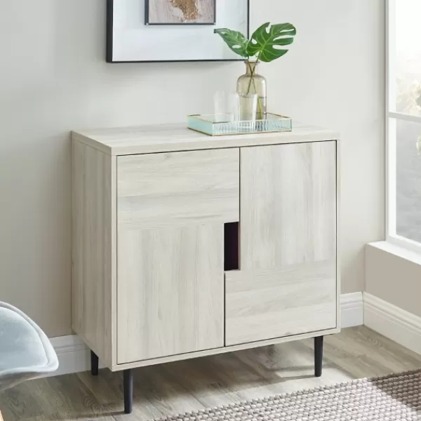 Cabinets & Sideboards-Kirkland's Home Birch Color Pop Geometric Cabinet Tan