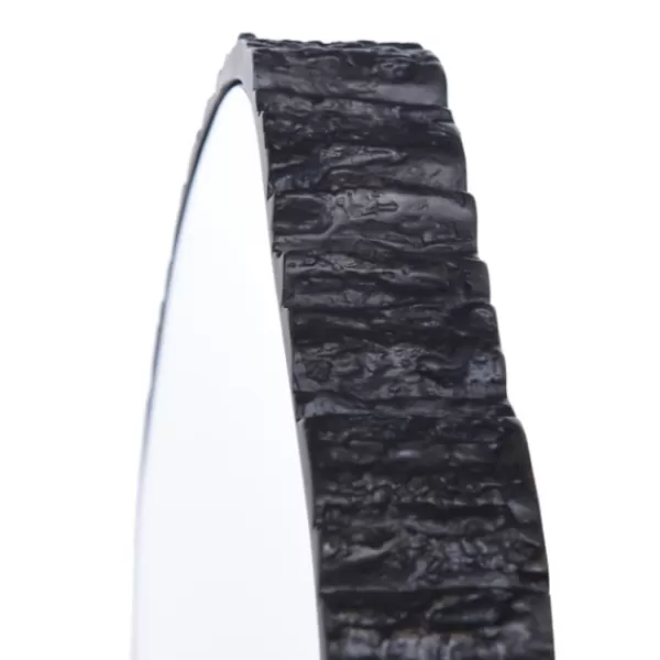 Decorative Mirrors-Kirkland's Home Black Amorphous Shaped Wall Mirror