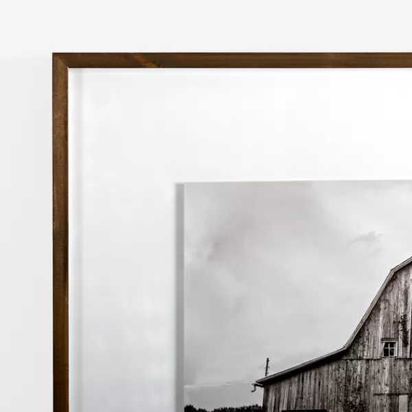 Framed Art-Kirkland's Home Black And White Barn Photography Framed Print Black/White