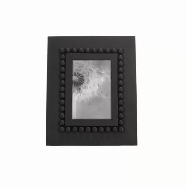 Picture Frames-Kirkland's Home Black Beaded Picture Frame, 4X6