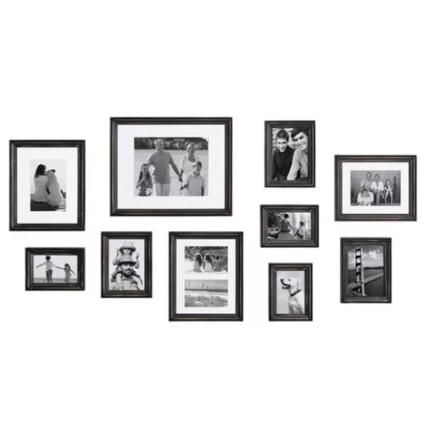 Gallery Wall Frames-Kirkland's Home Black Bordeaux 10-Pc. Gallery Wall Frame Set