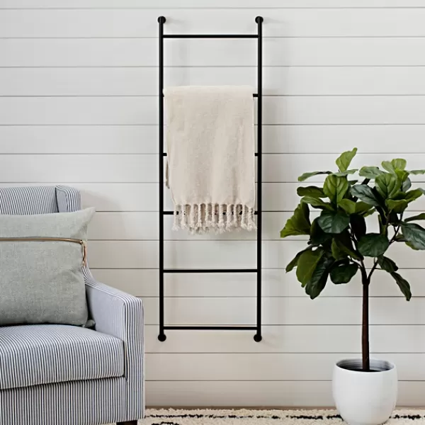 Wall Storage-Kirkland's Home Black Metal Wall Ladder