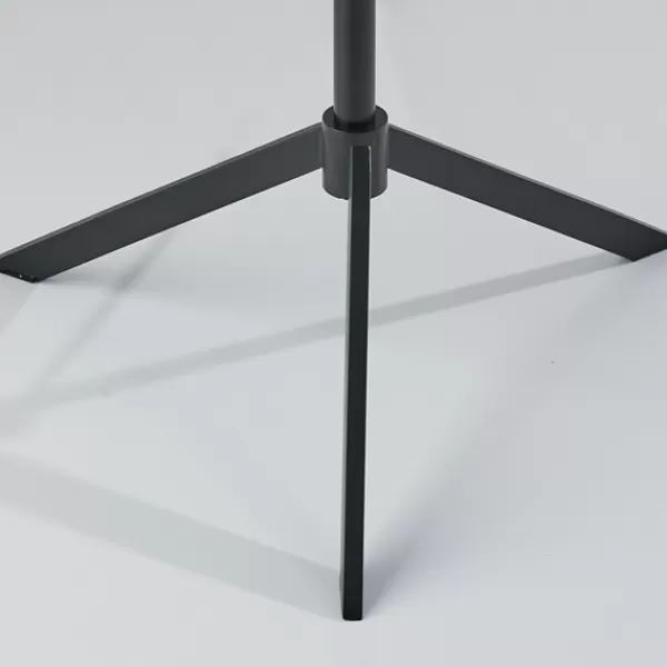 Floor Lamps-Kirkland's Home Black Modern Tripod Metal Floor Lamp White