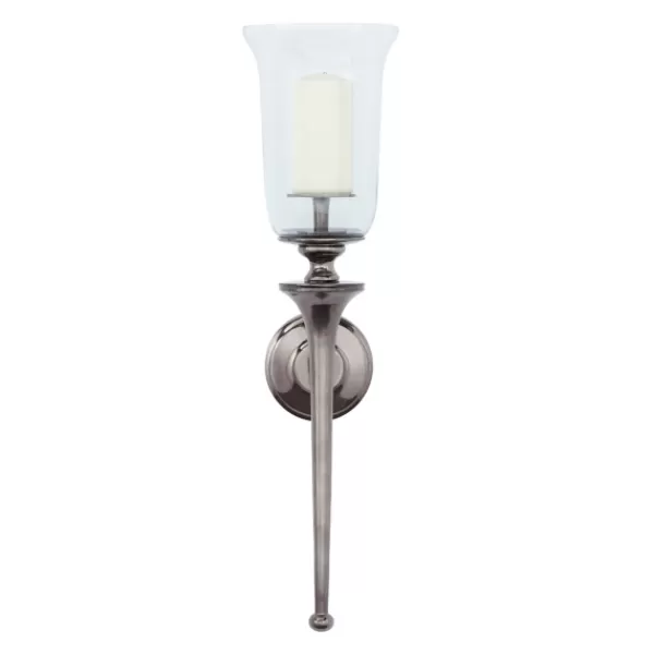 Sconces-Kirkland's Home Black Nickel Bell Sconce