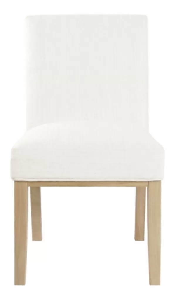 Dining Chairs-Kirkland's Home Blair Stain Proof Dining Chair White