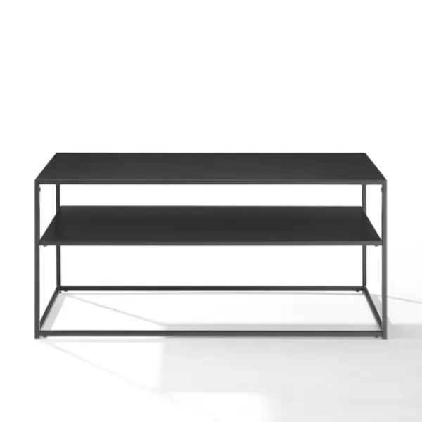 Coffee Tables-Kirkland's Home Blake Simple Metal Coffee Table Black