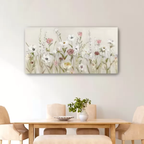 Canvas Art-Kirkland's Home Bloomin Around Giclee Canvas Art Print Tan